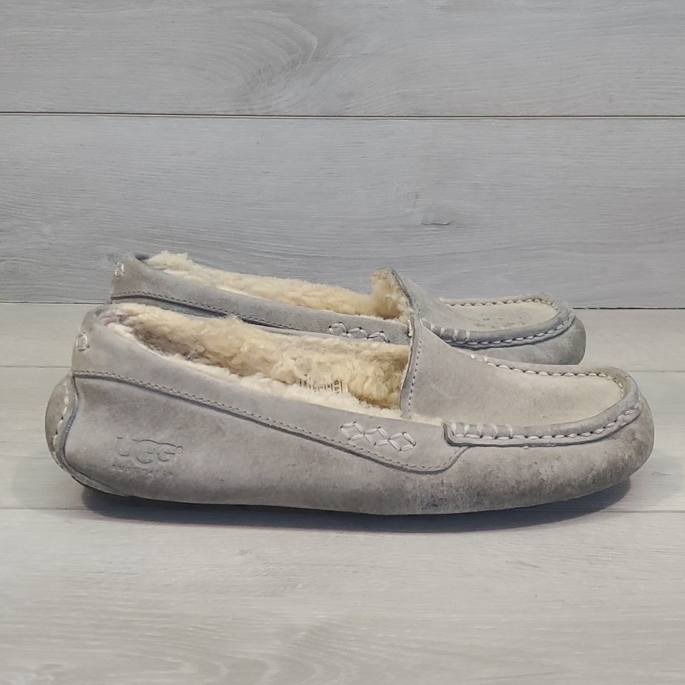 Ugg Australia Women 3312 Ansley Comfort Fur Loafer Moc shoes sz 7